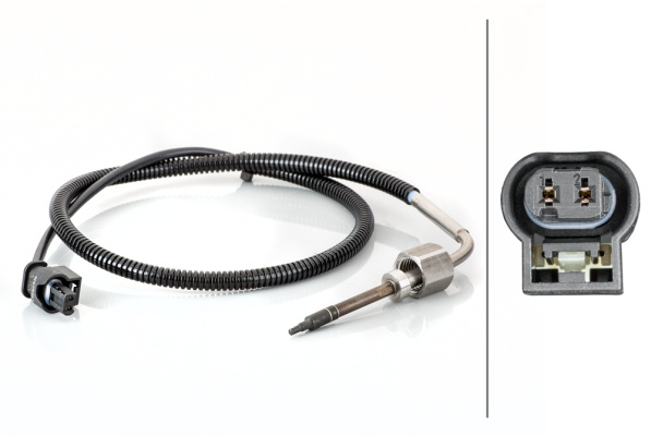 Senzor, temperatura gaze evacuare (6PT014494741 HELLA) MERCEDES-BENZ