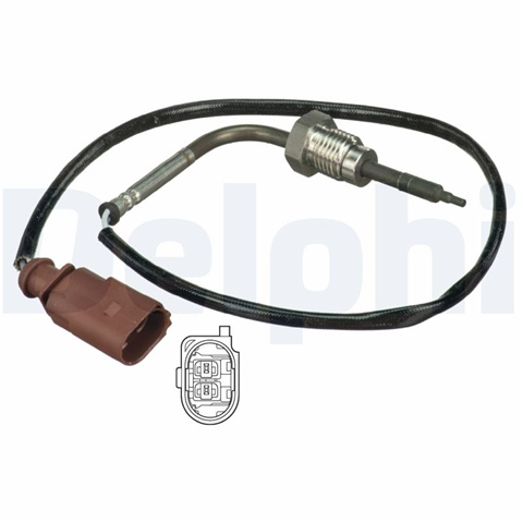 Senzor Temperatura Gaze Evacuare Delphi Audi TS30079