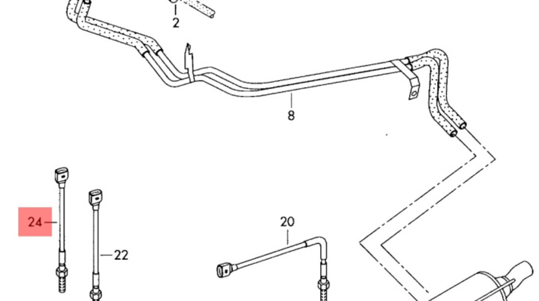 Senzor temperatura gaze evacuare EGT3 Volkswagen Golf 5 (1K5) Combi 2009 OEM 03G906088L