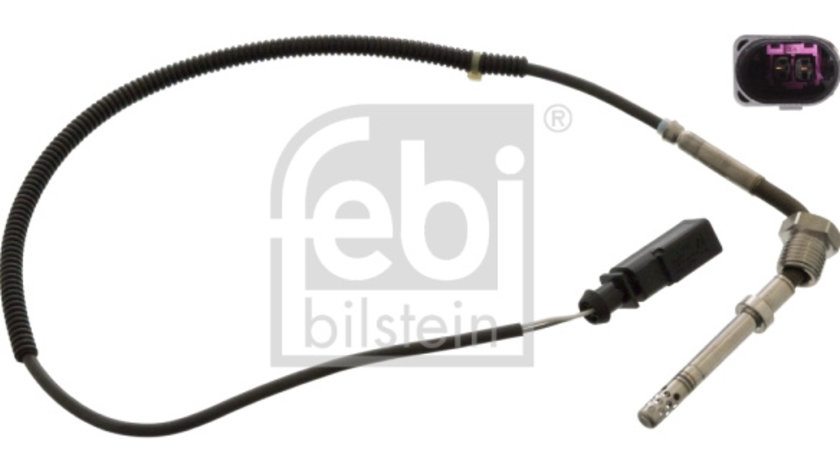 Senzor, temperatura gaze evacuare inainte de turbo (100846 FEBI BILSTEIN) AUDI