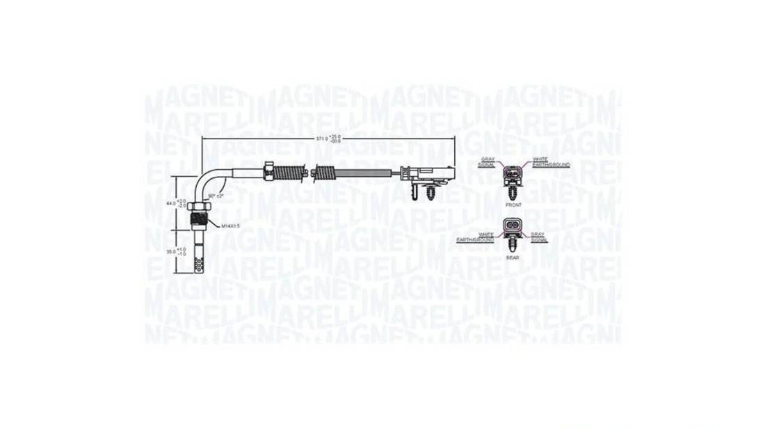 Senzor, temperatura gaze evacuare Volvo C70 II Cabriolet 2006-2016 #2 0894038