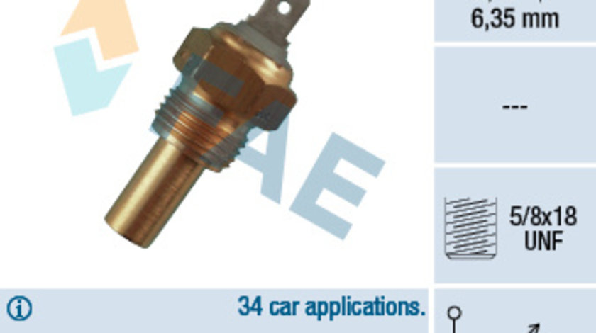 Senzor,temperatura lichid de racire (31360 FAE) VOLVO