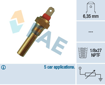Senzor,temperatura lichid de racire (31640 FAE) FORD