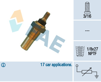 Senzor,temperatura lichid de racire (32040 FAE) FORD