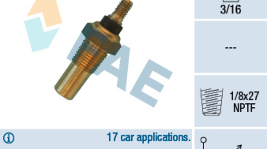 Senzor,temperatura lichid de racire (32040 FAE) FORD