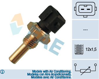 Senzor,temperatura lichid de racire (33300 FAE) ROVER