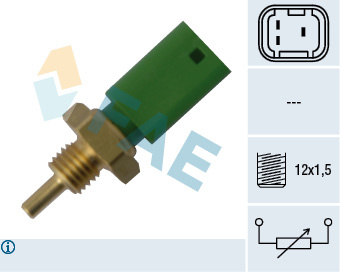 Senzor,temperatura lichid de racire (33727 FAE) RENAULT