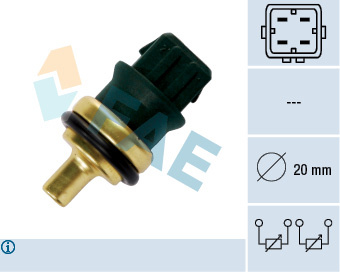 Senzor,temperatura lichid de racire (33782 FAE) AUDI,SEAT,SKODA,VW