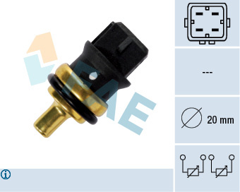 Senzor,temperatura lichid de racire (33785 FAE) AUDI,SEAT,SKODA,VW