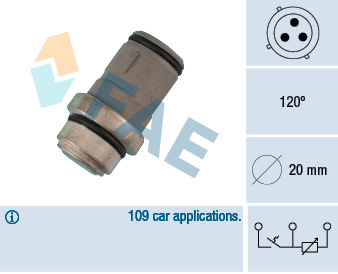 Senzor,temperatura lichid de racire (34220 FAE) AUDI