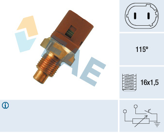Senzor,temperatura lichid de racire (34290 FAE) RENAULT