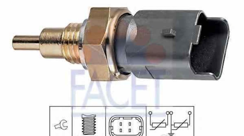 Senzor temperatura lichid de racire ALFA ROMEO 156 Sportwagon 932 FACET 7.3286