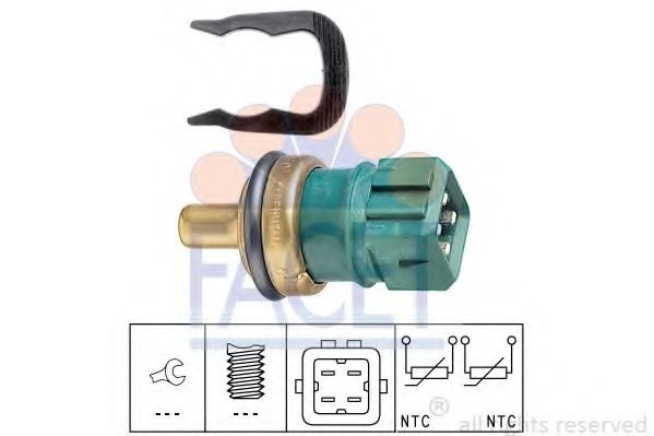 Senzor,temperatura lichid de racire AUDI A4 (8D2, B5) (1994 - 2001) FACET 7.3260 piesa NOUA