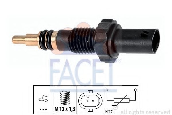 Senzor,temperatura lichid de racire BMW Seria 5 (E60) (2003 - 2010) FACET 7.3348 piesa NOUA