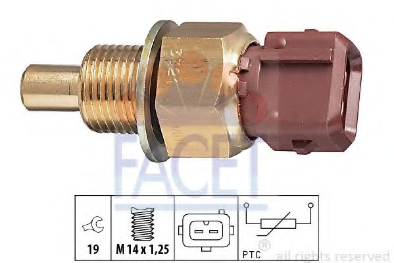 Senzor,temperatura lichid de racire CITROEN XSARA (N1) (1997 - 2005) FACET 7.3321 piesa NOUA
