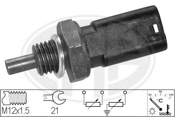 Senzor,temperatura lichid de racire DACIA LOGAN (LS) (2004 - 2016) ERA 330138 piesa NOUA