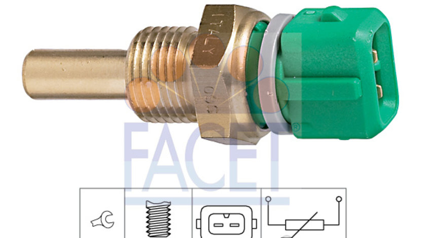 Senzor,temperatura lichid de racire deasupra (73204 FACET) Citroen,FIAT,NISSAN,PEUGEOT,ROVER