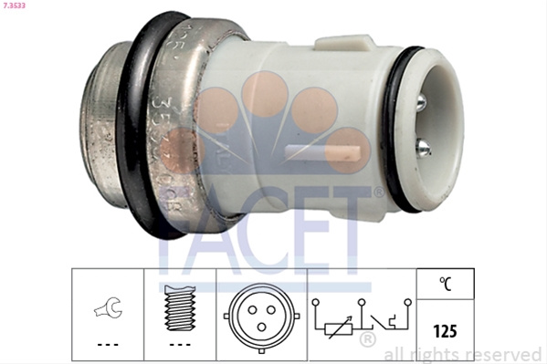 Senzor,temperatura Lichid De Racire Facet Audi 7.3533