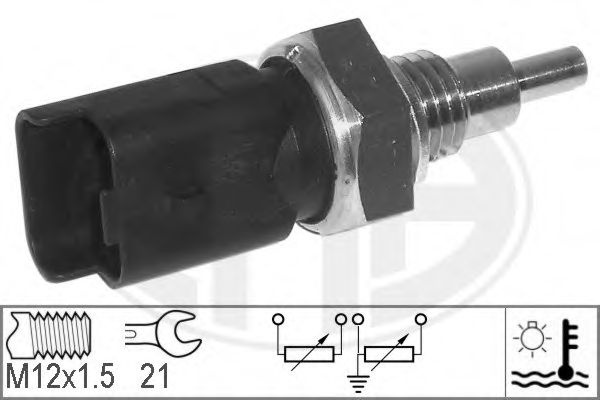Senzor,temperatura lichid de racire FIAT MAREA Weekend (185) (1996 - 2007) ERA 330495 piesa NOUA
