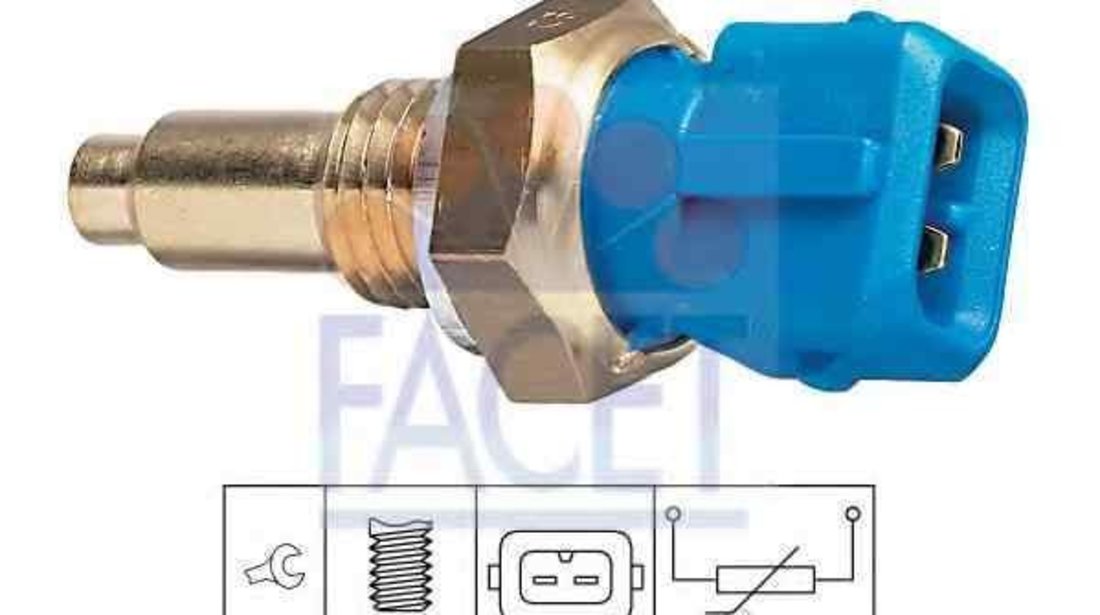 senzor,temperatura lichid de racire FIAT CINQUECENTO (170) Producator FACET 7.3143