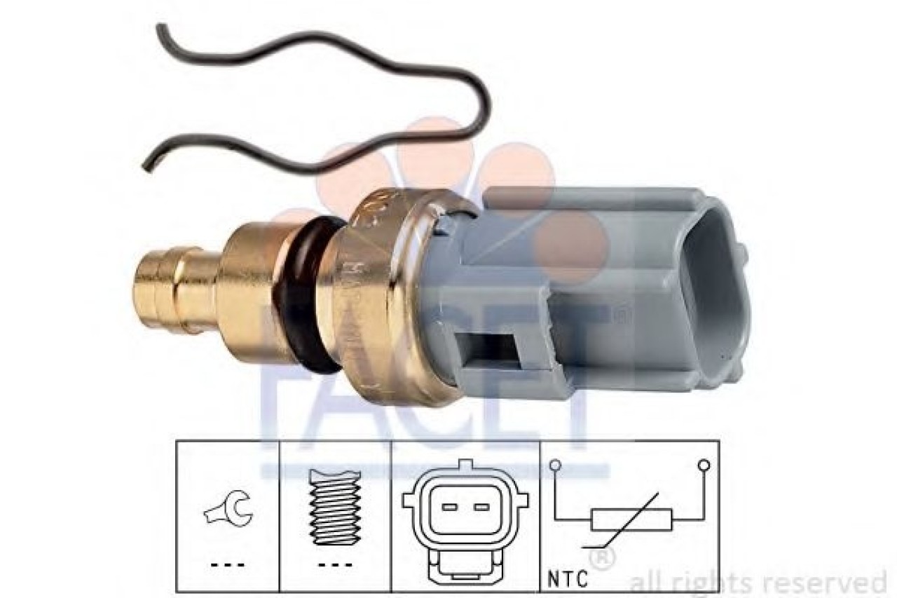 Senzor,temperatura lichid de racire FORD FIESTA V (JH, JD) (2001 - 2010) FACET 7.3302 piesa NOUA
