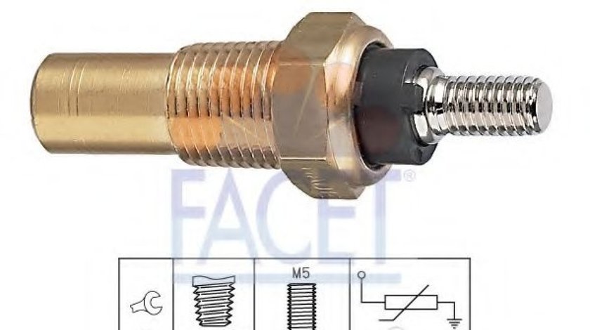 Senzor,temperatura lichid de racire FORD FIESTA IV (JA, JB) (1995 - 2002) FACET 7.3124 piesa NOUA