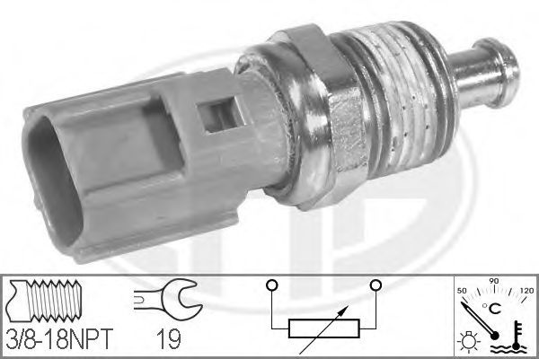 Senzor,temperatura lichid de racire FORD FOCUS C-MAX (2003 - 2007) ERA 330144 piesa NOUA
