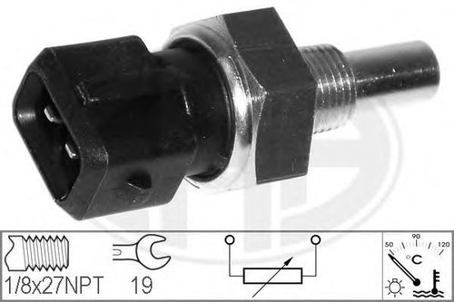 Senzor,temperatura lichid de racire FORD TRANSIT CONNECT (P65, P70, P80) (2002 - 2016) ERA 330125 pi...