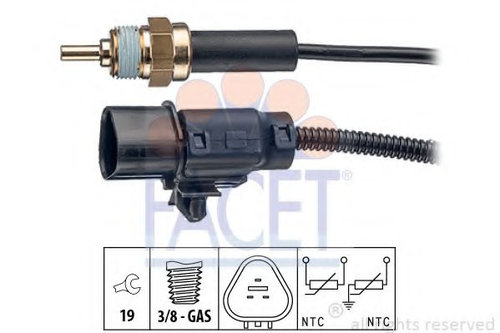 Senzor,temperatura lichid de racire HYUNDAI H-1 Starex (H200) caroserie (1997 - 2007) FACET 7.3373 p...
