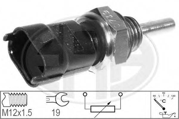 Senzor,temperatura lichid de racire IVECO DAILY III caroserie inchisa/combi (1997 - 2007) ERA 330137 piesa NOUA