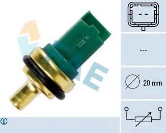 Senzor,temperatura lichid de racire LAND ROVER RANGE ROVER EVOQUE (LV) (2011 - 2016) FAE 33706 piesa...