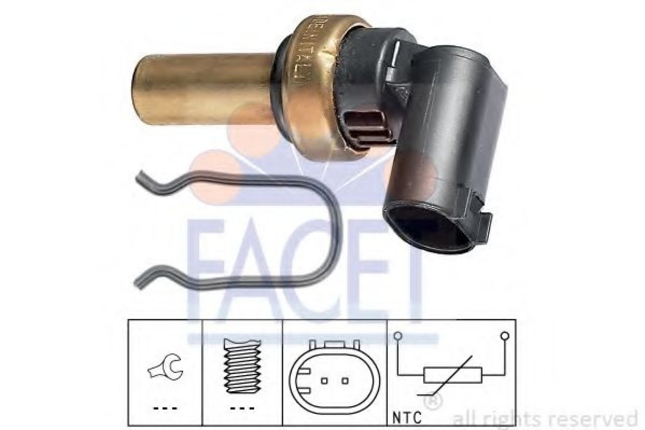 Senzor,temperatura lichid de racire MERCEDES B-CLASS (W245) (2005 - 2011) FACET 7.3300 piesa NOUA