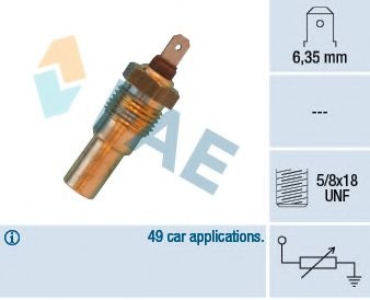 Senzor,temperatura lichid de racire NISSAN PICK UP I (720) (1980 - 1986) FAE 31690 piesa NOUA