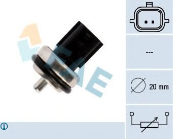 Senzor,temperatura lichid de racire OPEL MOVANO B bus (2010 - 2016) FAE 33811 piesa NOUA