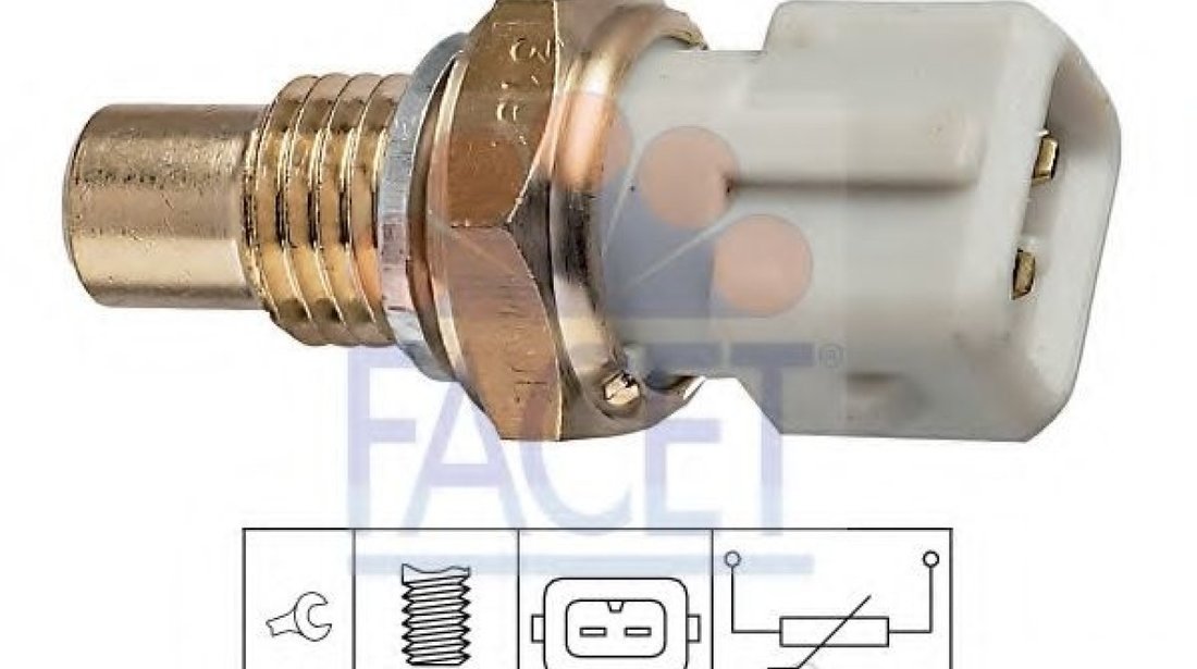 Senzor,temperatura lichid de racire OPEL MOVANO platou / sasiu (U9, E9) (1998 - 2010) FACET 7.3191 piesa NOUA