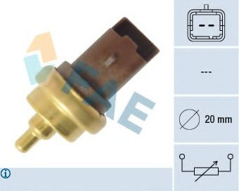 Senzor,temperatura lichid de racire PEUGEOT 206 CC (2D) (2000 - 2016) FAE 33708 piesa NOUA