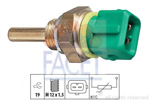 Senzor,temperatura lichid de racire PEUGEOT 806 (221) (1994 - 2002) FACET 7.3148 piesa NOUA