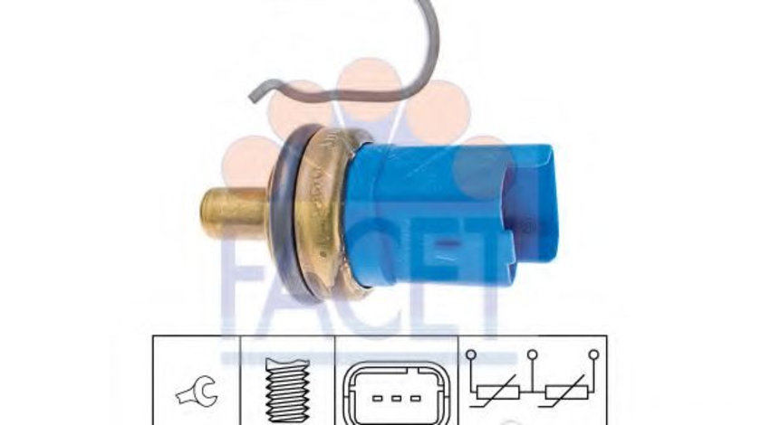 Senzor,temperatura lichid de racire PEUGEOT PARTNER caroserie (5) (1996 - 2012) FACET 7.3293 piesa NOUA