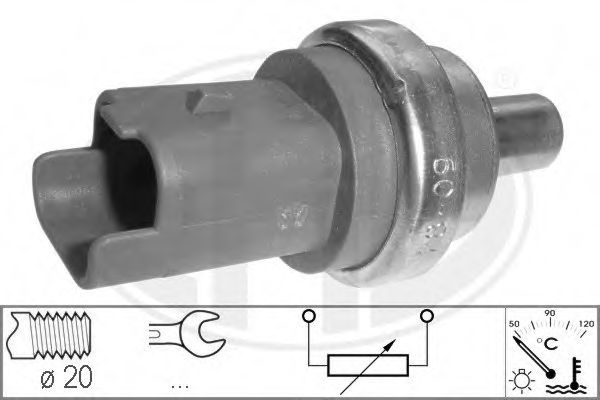 Senzor,temperatura lichid de racire PEUGEOT EXPERT Tepee (VF3V) (2007 - 2016) ERA 330502 piesa NOUA