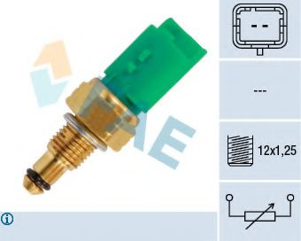 Senzor,temperatura lichid de racire RENAULT CLIO II (BB0/1/2, CB0/1/2) (1998 - 2005) FAE 33695 piesa NOUA