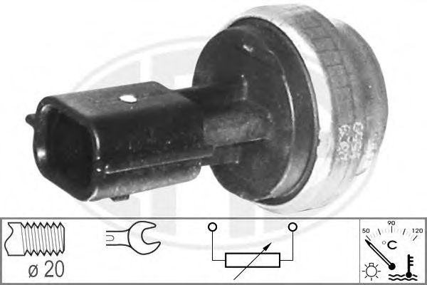 Senzor,temperatura lichid de racire RENAULT VEL SATIS (BJ0) (2002 - 2016) ERA 330558 piesa NOUA