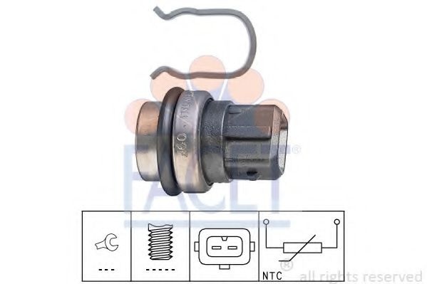 Senzor,temperatura lichid de racire SEAT TOLEDO I (1L) (1991 - 1999) FACET 7.3086 piesa NOUA