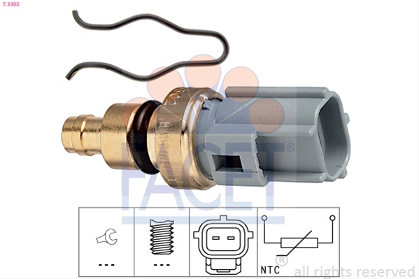Senzor,temperatura Lichid De Racire; Senzor,temperatura Lichid De Racire; Senzor,temperatura Lichid De Racire Facet Ford 7.3302