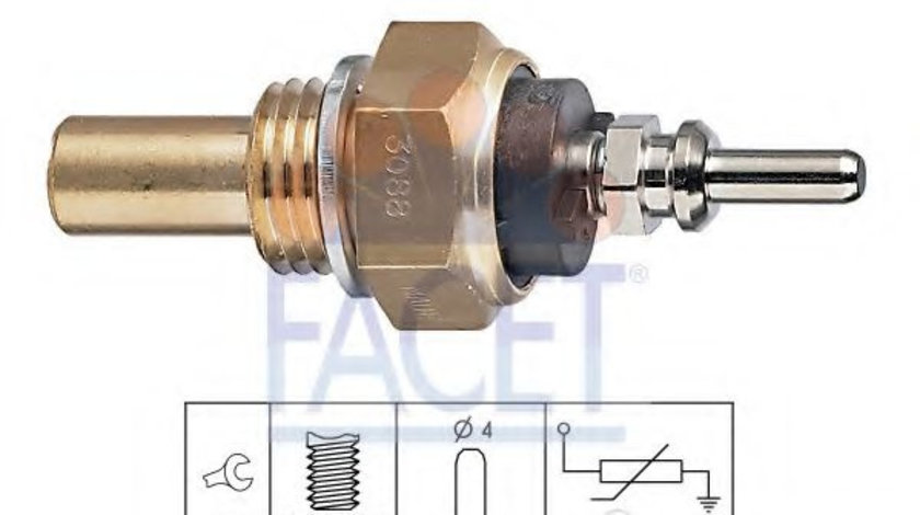 Senzor,temperatura lichid de racire SSANGYONG KORANDO (KJ) (1996 - 2006) FACET 7.3088 piesa NOUA