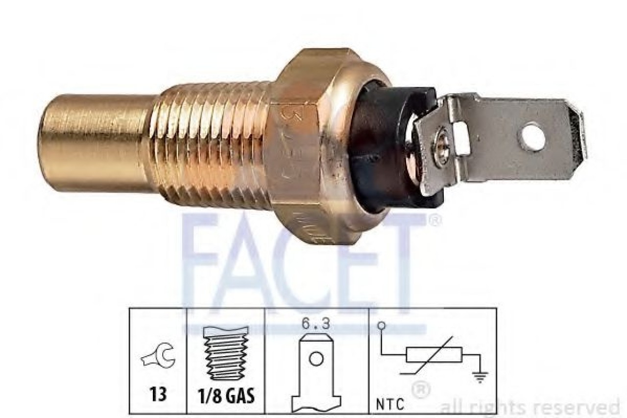 Senzor,temperatura lichid de racire SUZUKI SWIFT II Hatchback (EA, MA) (1989 - 2005) FACET 7.3080 piesa NOUA