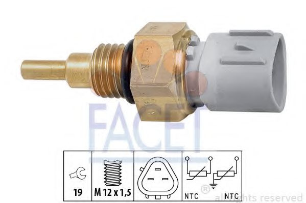 Senzor,temperatura lichid de racire TOYOTA COROLLA (E11) (1997 - 2002) FACET 7.3368 piesa NOUA