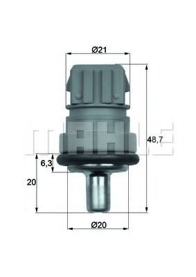 Senzor,temperatura lichid de racire VW BORA (1J2) (1998 - 2005) MAHLE ORIGINAL TSE 1D piesa NOUA