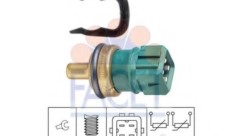 Senzor,temperatura lichid de racire VW GOLF IV Variant (1J5) (1999 - 2006) FACET 7.3260 - produs NOU