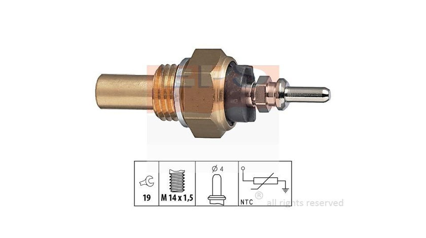 Senzor temperatura lichid racire Mercedes T1 bus (602) 1977-1996 #2 0055450324