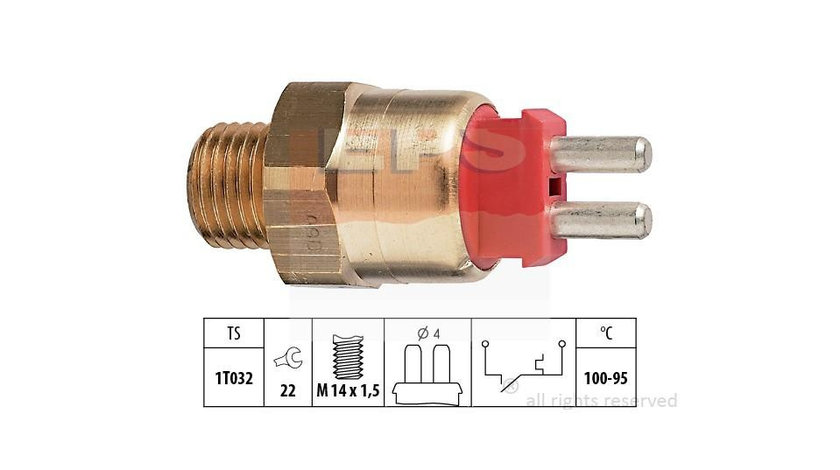 Senzor temperatura lichid racire Mercedes VARIO cabina cu motor 1996-2016 #2 0065451524